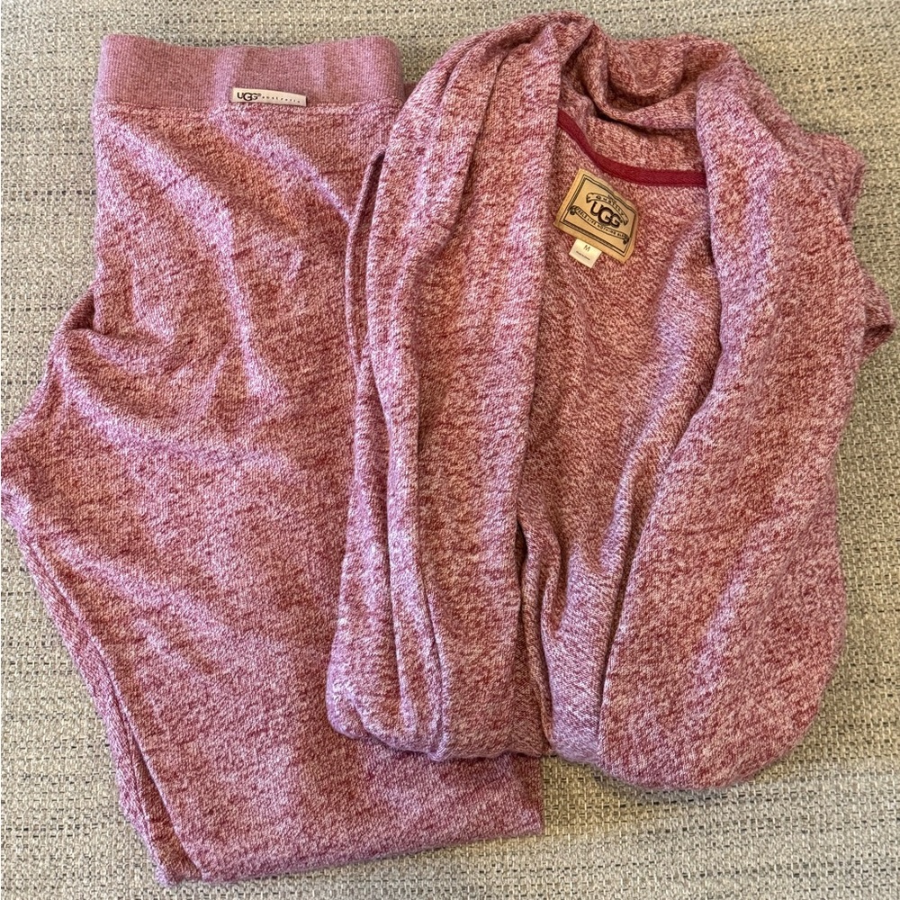 Women’s UGG joggers and cardigan/jacket. Size Medium